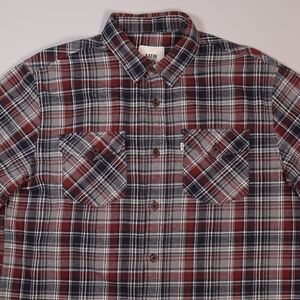 Katin Flannel Shirt Mens Large Plaid Cotton Surf California Workwear Beach